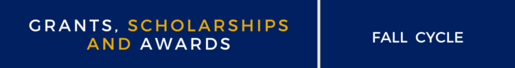 Grants, Scholarships, and Awards Banner