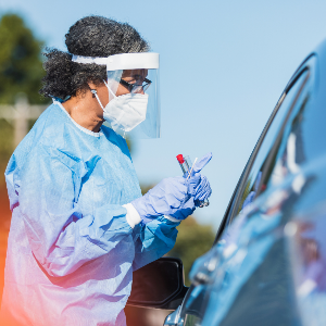 Nurse Covind Testing