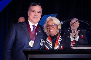 Dr. Joseph Giaimo and Dr. Barbara Ross-Lee